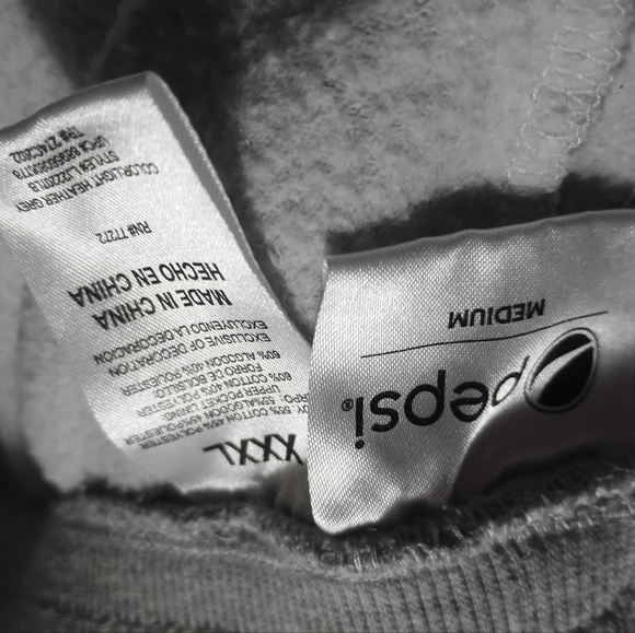 Pepsi Gray Jersey Cola Sweatpants with Blue Drawstring - Picture 8 of 8